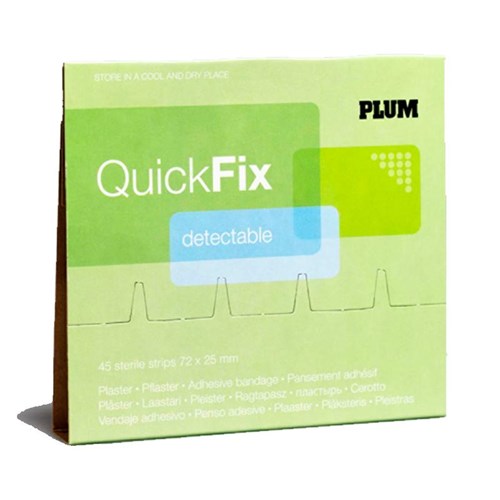 QuickFix Navulling Detectable Long pleisters 30 stuks